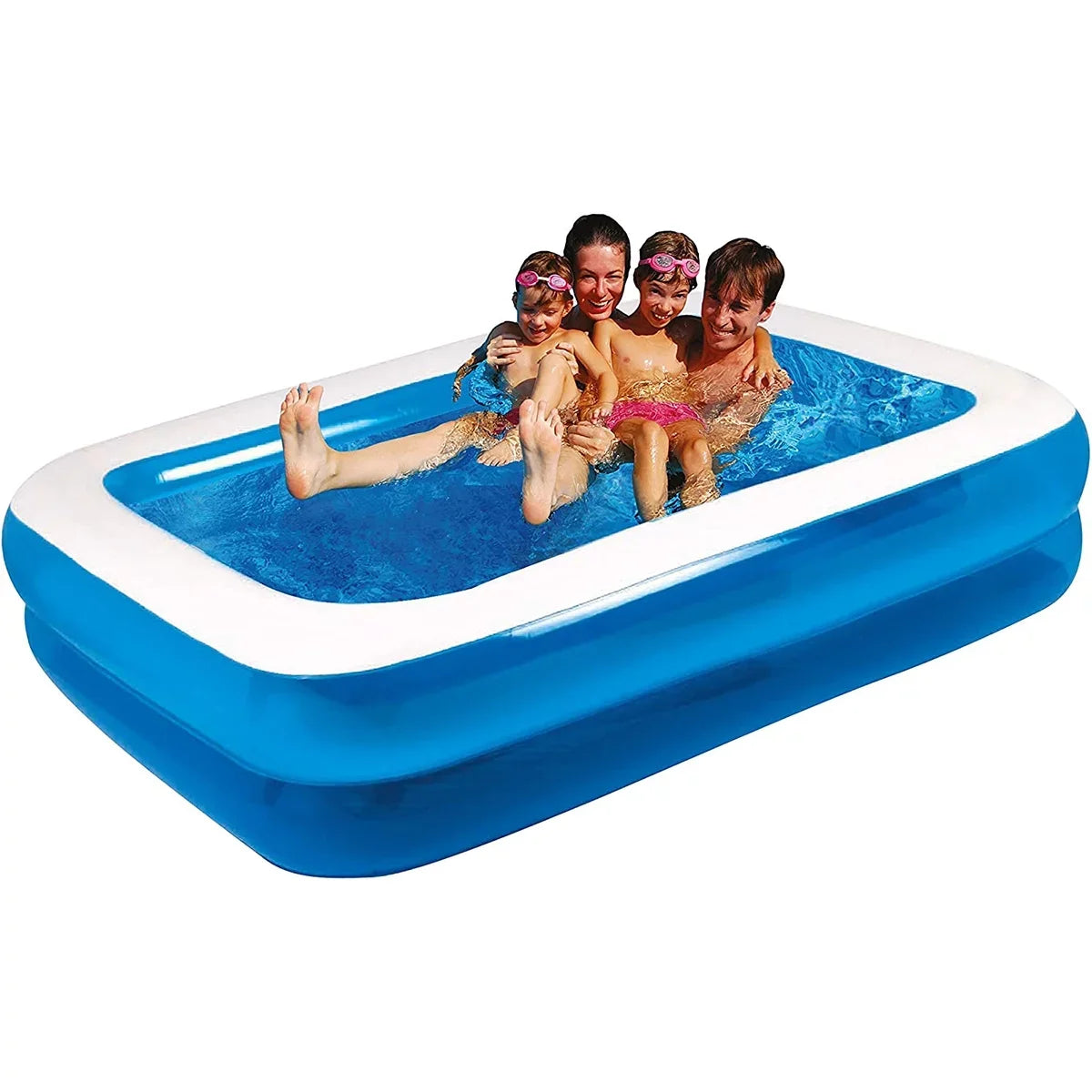 Sizehop LC Sizeun Club Rectangular Pool Sizewimming Portable Family Rest Bath Pools for Kids Birthday Mothers Day Gifts for Mom