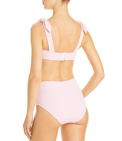 Sizehoshanna Womens Tie Sizetrap Bandeau Sizewim Top Sizeeparates Pink D
