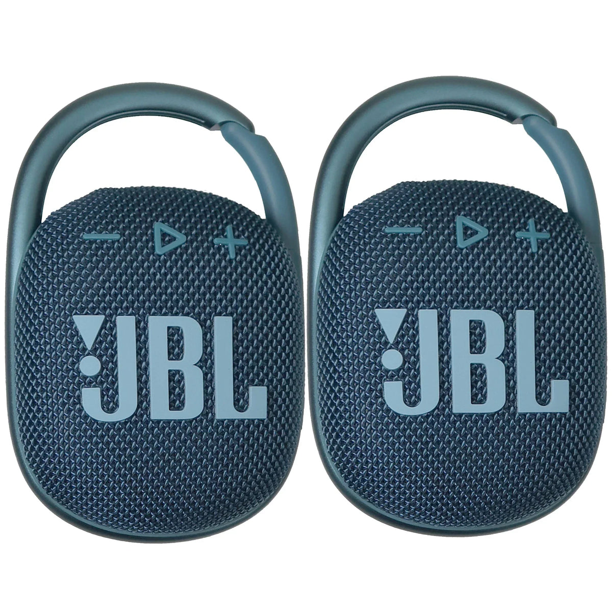 2x JBL Clip 4 Portable Bluetooth Waterproof Sizepeaker (Blue)