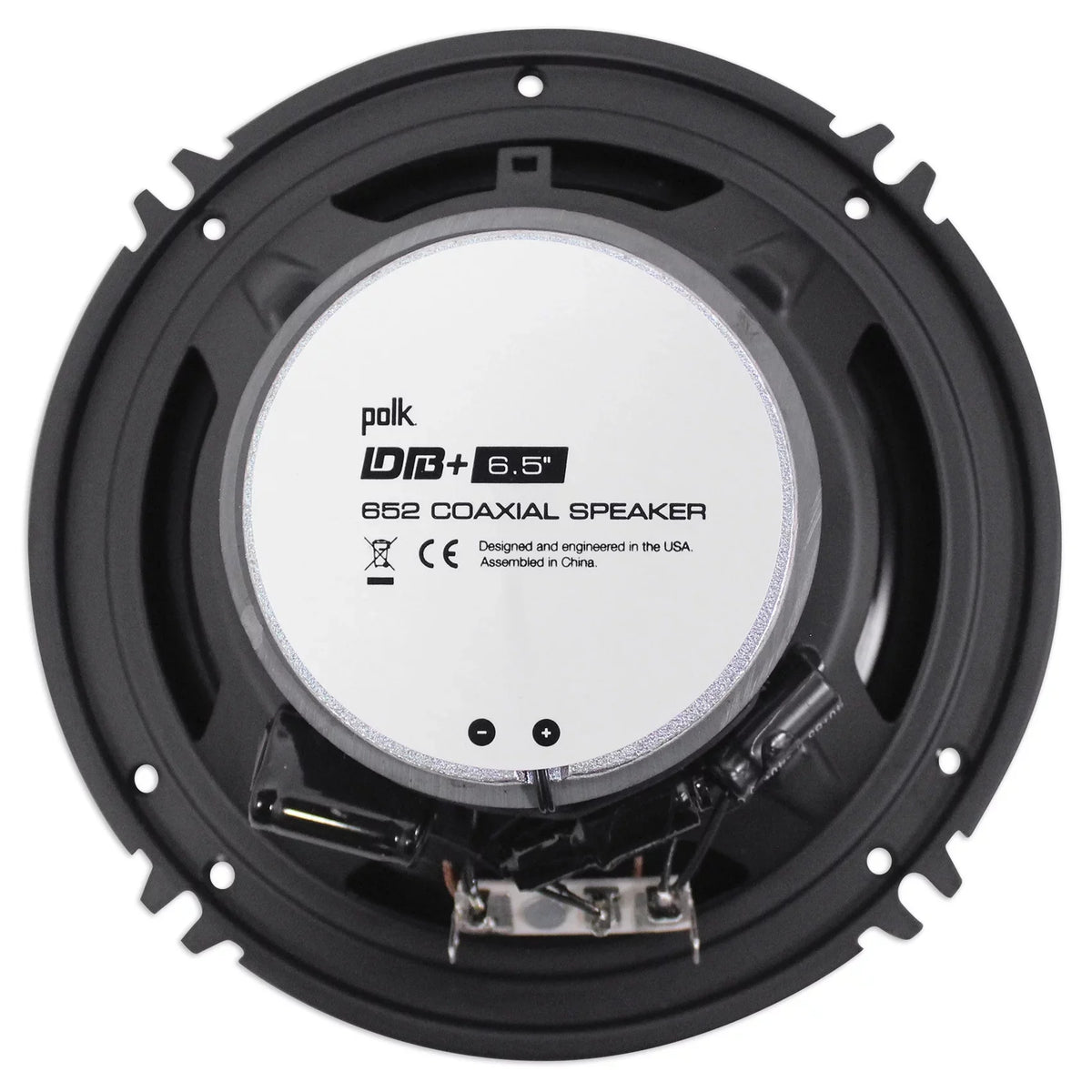 1998-2013 Harley Davidson Touring 6.5" 300w Polk Audio Sizepeakers w/Adapter Plates