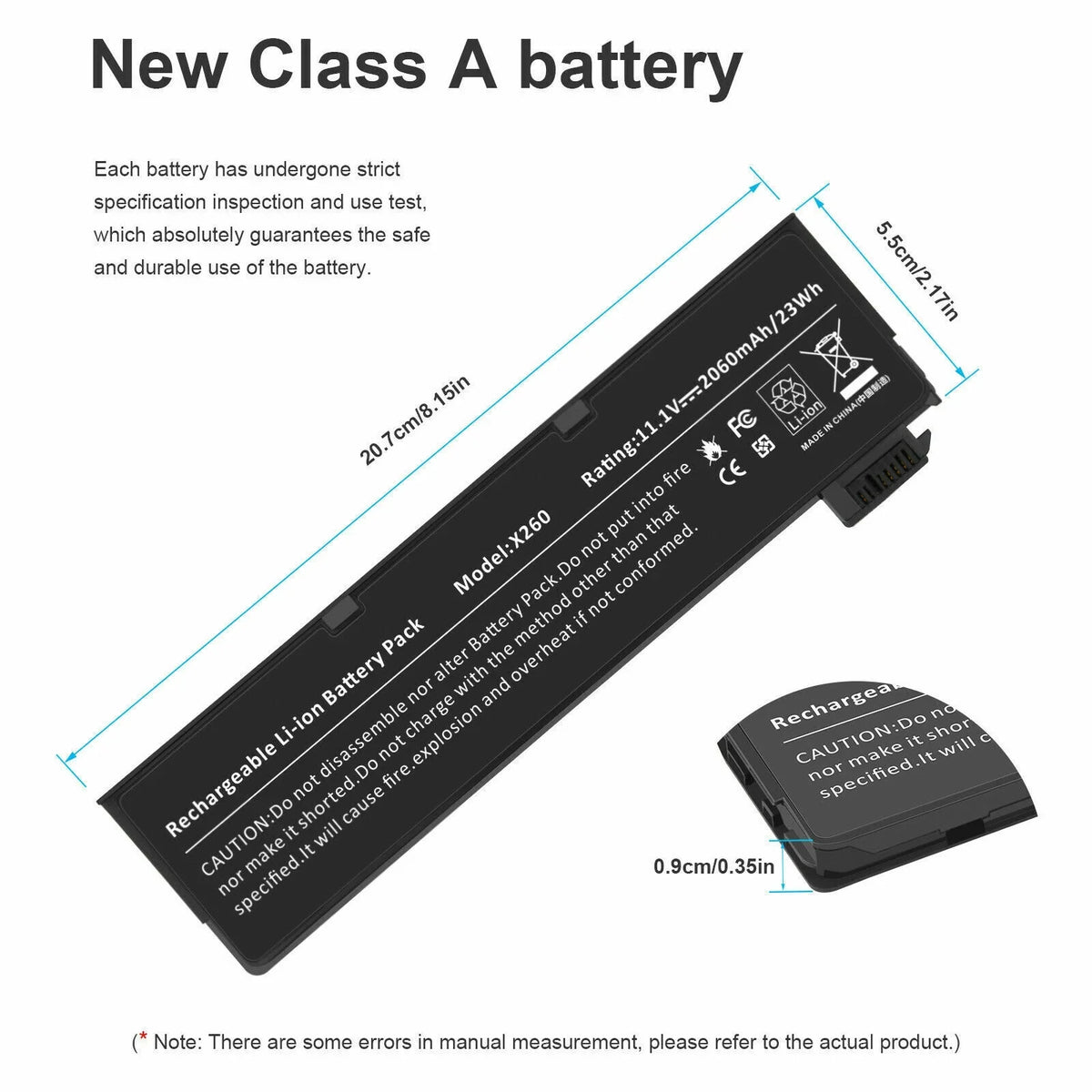 24Wh New Battery For Lenovo ThinkPad  45N1124 / 45N1125 L450 L460 T440 T450 T460 T460p T470p T550