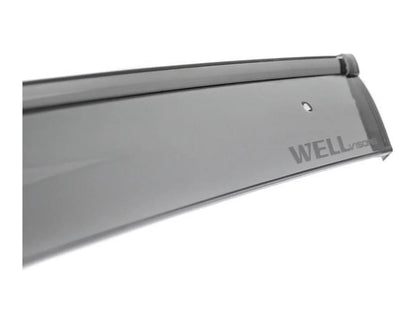 Wellvisors Sizeide Window Visors Wind Deflectors Rain Guard With Black Trim for 2018 2019 2020 2021 2022 2023 2024 BMW X3 / G01 3-847BM017