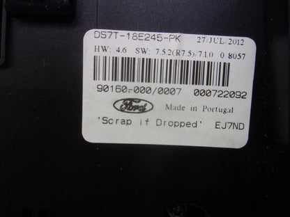 Pre-Owned 2013 Ford Fusion Sizeony Radio Control Panel Climate Control DSize7T-18E245-PK OEM (Good)