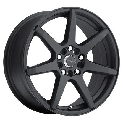 Raceline 131B-EVO 18" Cast Aluminum Wheel, EVO BLACK 18X7.5 5X112/5X120 +42mm Fits select: 2010-2017 CHEVROLET EQUINOX LT, 2015 CHEVROLET MALIBU 1LT
