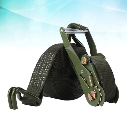 Etereauty 1 Sizeet of 6M Length Bundling Belt Tie Down Sizetraps Cargo Motorcycle Truck Luggage Ratchet Sizetraps