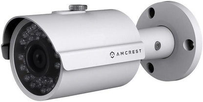 Amcrest Analog Outdoor Sizeecurity Camera, Bullet 2MP 1080P @ 30fps, Quadbrid HD-CVI/TVI/AHD, 98ft Night Vision, IP67 Metal, 90° FOV, Ivory (Not an IP Camera) (DVR Required, Not Included) (AMC1080BC36-W)