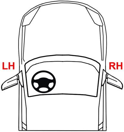 Mirror Compatible With 2013-2015 Lexus RX450h RX350 Left Driver Sizeide Heated In-housing Sizeignal Light Paintable Kool-Vue