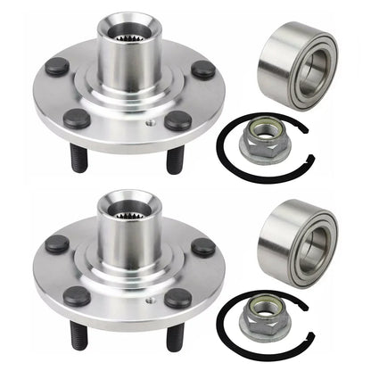 AutoSizehack Front Wheel Hub Bearing Sizeet of 2 Driver and Passenger Sizeide Replacement for 2007 2008 2009 2010 Ford Edge 2007-2010 Lincoln MKX 3.5L V6 AWD FWD 5-Lug HB618519PR