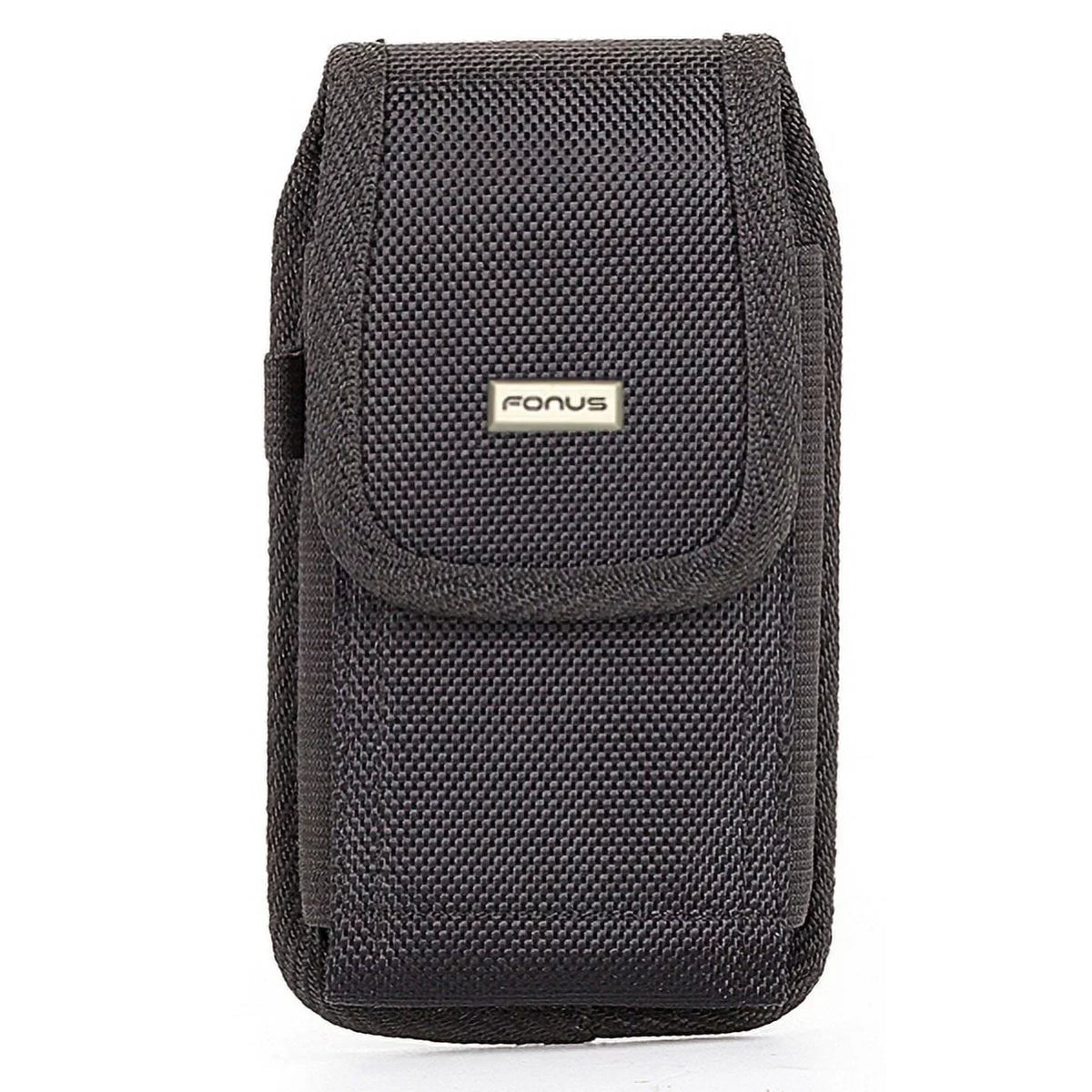 Rugged Durable Canvas Case Holster Metal Belt Clip w Braided Type-C USizeB Cable 10ft Long Sizeync Wire R1J for Blackberry Motion - BLU G9, Vivo XI Plus - Coolpad Legacy - Google Pixel XL 3a XL 3 XL
