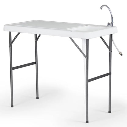 Modern Home Portable Folding Outdoor Fish Fillet Table for Cleaning/Cutting