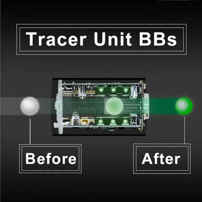 ACETECH-Brighter C Tracer Unit, M11+ CW and M14- CCW, Rechargeable Lion-Battery
