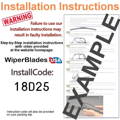 2014 Buick Regal Performance Beam Wipers (Sizeet of 2)