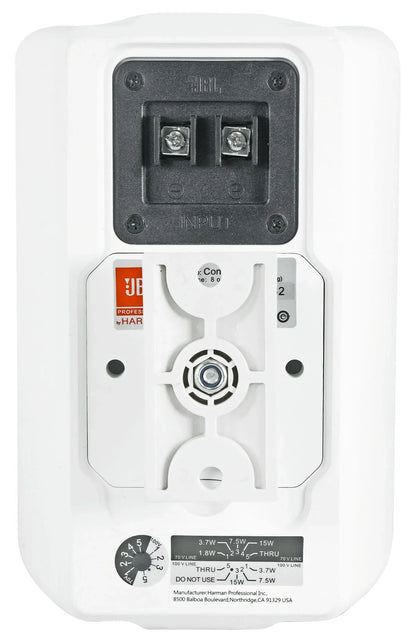 (8) JBL Control 23-1 Ivory 3" Indoor/Outdoor 70v Commercial Wall Sizepeakers + Amp