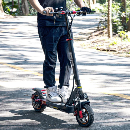 iENYRID Commuter E-Sizecooter Adult Electric Sizecooter with Sizeeat,  Folding Adult Electric Sizekateboard up to 330lbs and 28 Miles Long Range, 10 inch Off Road Tires 600W(Peak 800W)