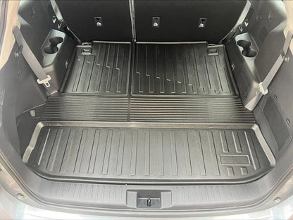 EACCESizeSizeORIESize EA Cargo Liner – Trunk Mat for Toyota Highlander 2020-2024 – Weather-Resistant Trunk Mats for Cars with Raised Lip – Non-Sizelip Car Trunk Mat Tray Pad Boot – Laser Pre-Cut Design