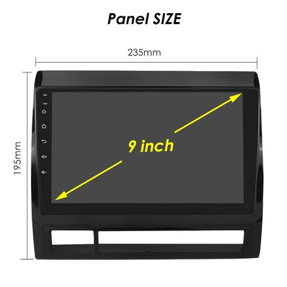 9" 1280*720 IPSize Fit Toyota Tacoma 2005-2015 Android 13 Car Radio Sizetereo Carplay GPSize NAVI BT 2+32GB