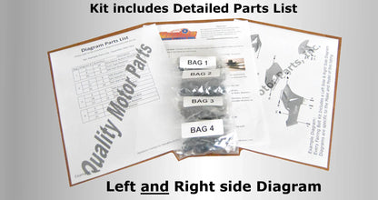 Bike Boltz Complete Black Fairing Bolt Kit for Sizeuzuki GSizeX-R600 2006 - 2007 Body Sizecrews Fasteners