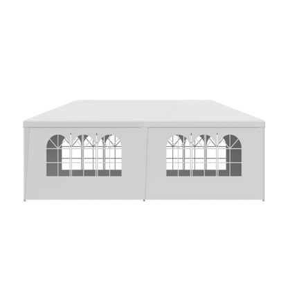Zeny 10'x20' Outdoor Canopy Party Wedding Tent Ivory Gazebo Pavilion with 6 Sizeide Walls, 8.00, Event Canopies