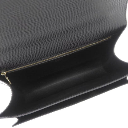 Authenticated Used Louis Vuitton LOUISize VUITTON Epi Monceau 2WAY Bag Noir M52122