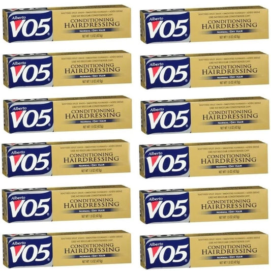 Alberto VO5 Conditioning Hairdressing for Normal/Dry Hair - 1.5 oz (Pack of 12)