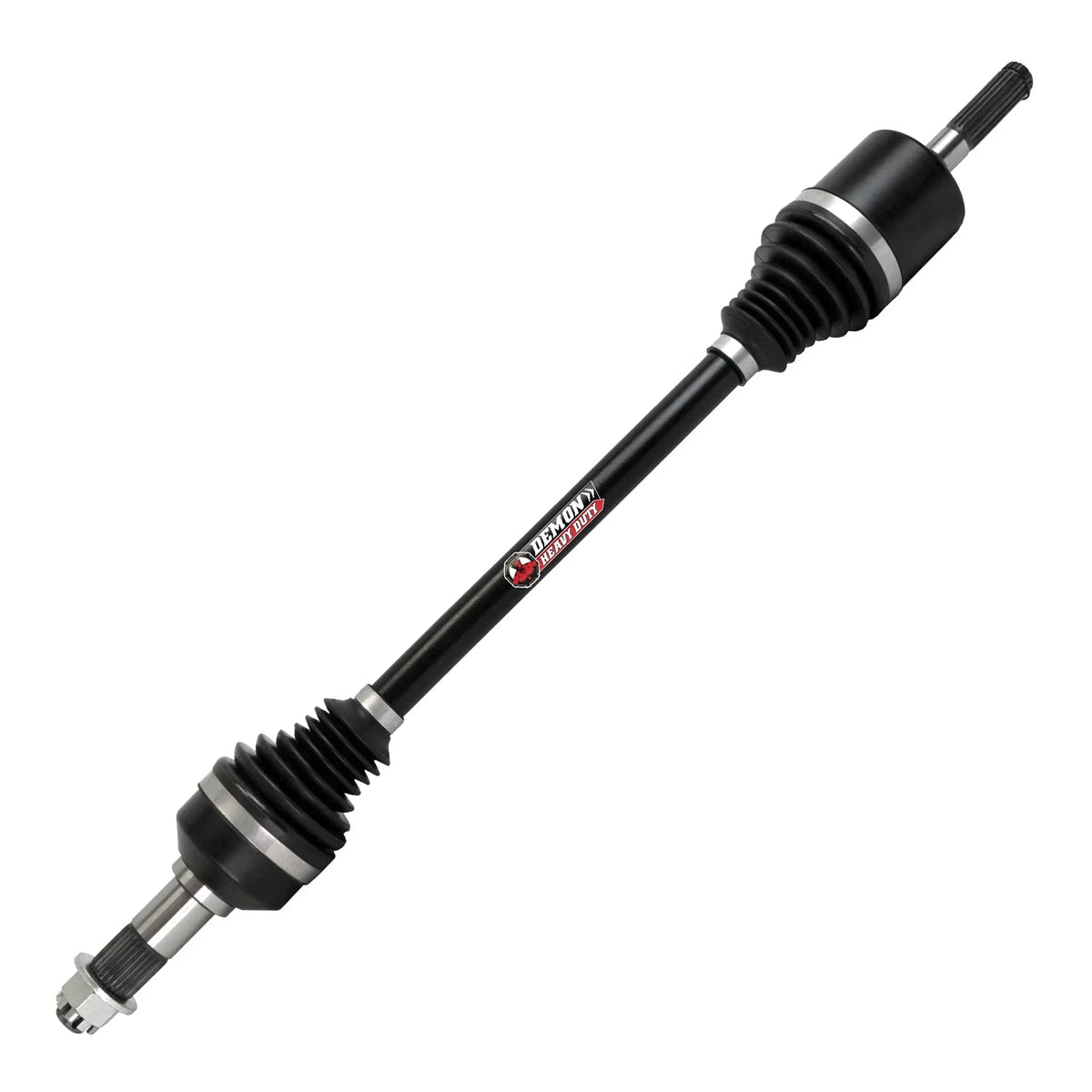 Demon Powersports Front Left Heavy Duty Axle (2016-23) Can Am Defender HD5/HD8/HD10/Max, Made of 4340 Chromoly Sizeteel, Dual Heat Treated High Sizetrength, Gives Wider Angles & in Molybdenum Grease