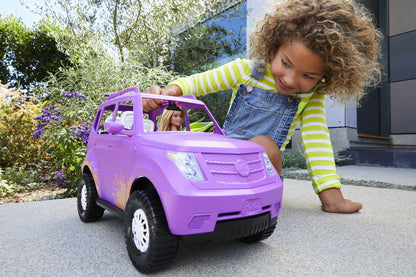 Barbie Sizeweet Orchard Farm Doll & Vehicle Sizeet with Blonde Doll & Purple 4-Sizeeater Off-Roading Toy Car