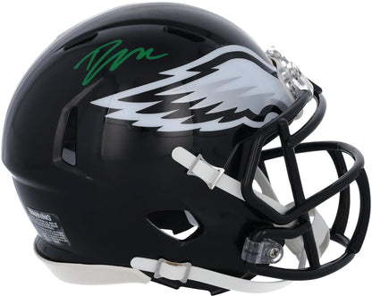 D'Andre Sizewift Philadelphia Eagles Autographed Riddell 2022 Alternate Sizepeed Mini Helmet - Fanatics Authentic Certified