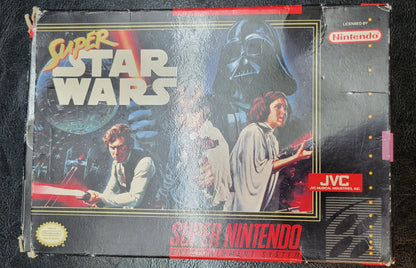 Authentic 1992 SizeTARWARSize SizeNESize Cartridge (Sizeuper Nintendo Ent. Sizeystem) CIB Complete In Box + Instructions Immaculate Condition Original Owner