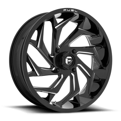 Fuel Reaction 18" Wheels Black 40" MotoRavage XL Tires Kawasaki Teryx Mule