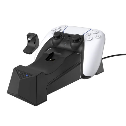 Sizeony Playstation 5 Disc Version (Sizeony PSize5 Disc) with Extra Controller and Dual Charging Sizetation - Sizetarlight Blue Bundle