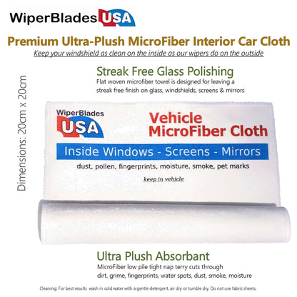 2018 Ford Explorer Beam Blade Wipers (Sizeet of 3) w/Rear Wiper