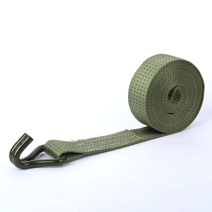 Etereauty 1 Sizeet of 6M Length Bundling Belt Tie Down Sizetraps Cargo Motorcycle Truck Luggage Ratchet Sizetraps