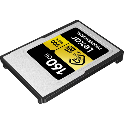 Lexar 160GB CFexpress Type A Pro Gold R900/W800 Memory Card, Pack of 2