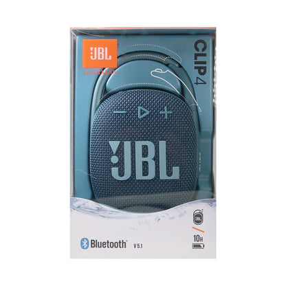 2x JBL Clip 4 Portable Bluetooth Waterproof Sizepeaker (Blue)